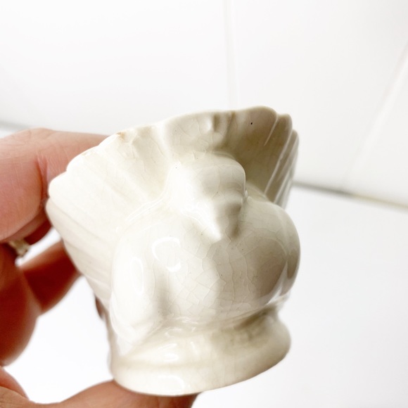 VTG Dove Pigeon Console Planter Candlestick Set Altar Decor Witchy - Picture 5 of 10